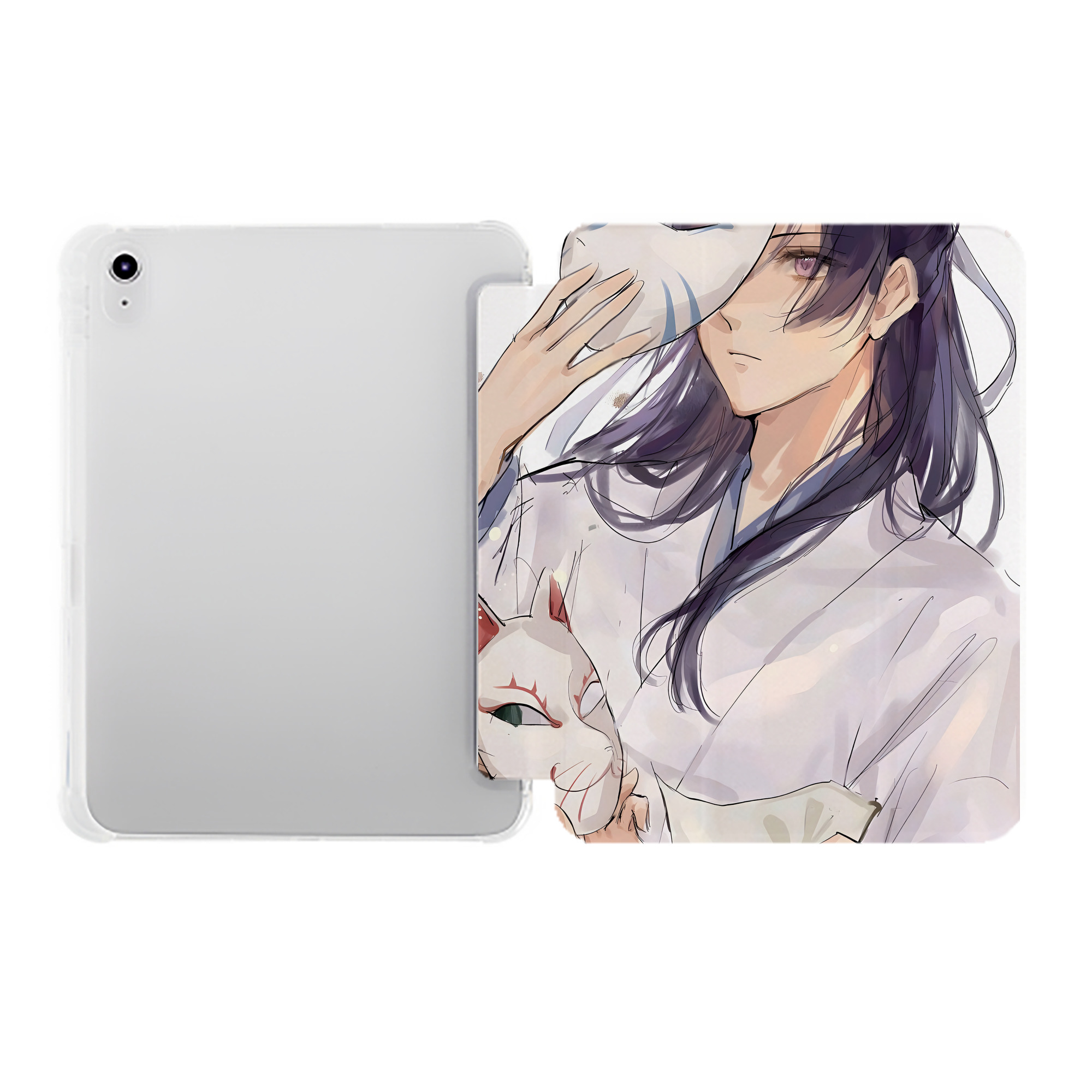 （画像用） 薬屋のひとりごと The Apothecary Diaries IPad ケース ペン収納付き 三つ折りスタンド PUレザー×シリコン 対応機種9.5/10.5/10.9インチ